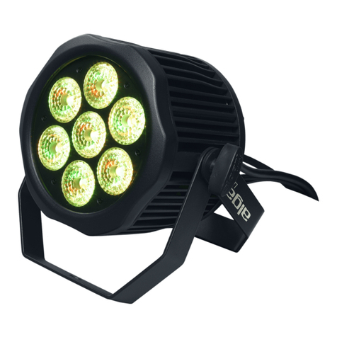 Algam Lighting IP PAR 712 HEX User manual