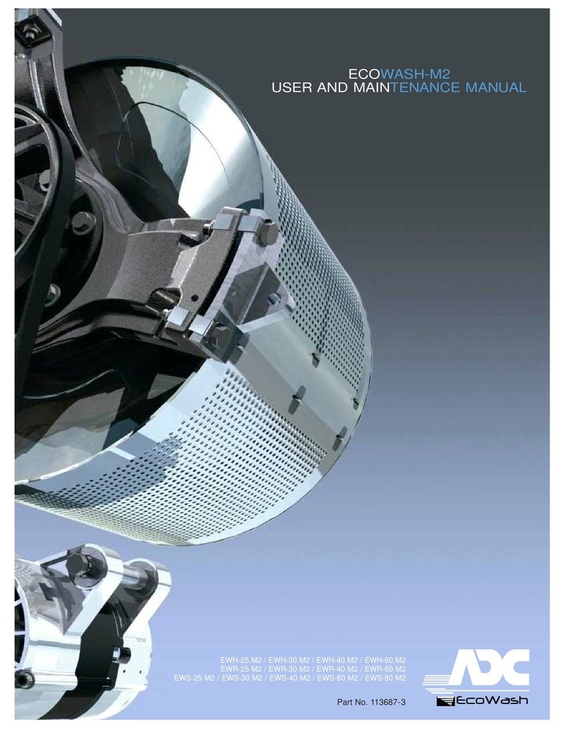 ADC EcoWash ECOWASH-M2 User and maintenance manual