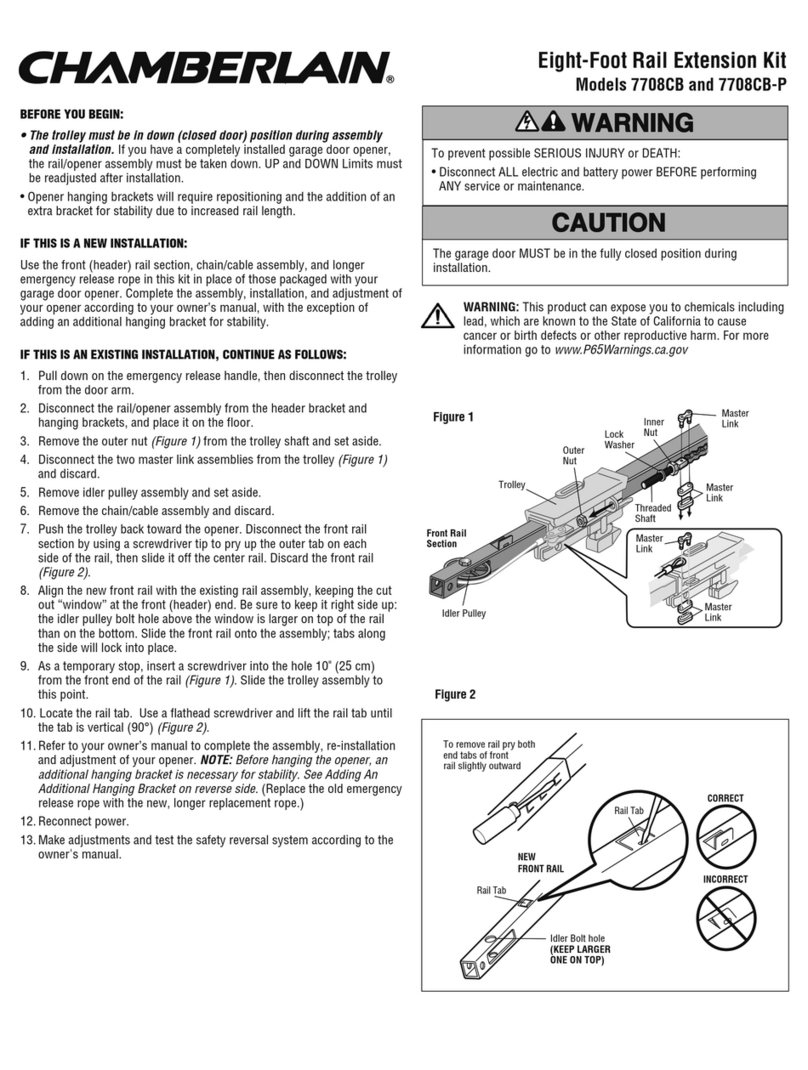 Chamberlain 7708CB User manual