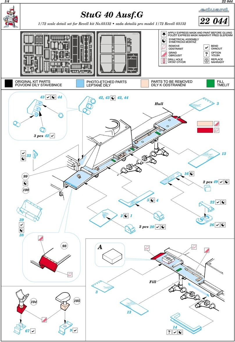 Eduard StuG 40 Ausf.G User manual