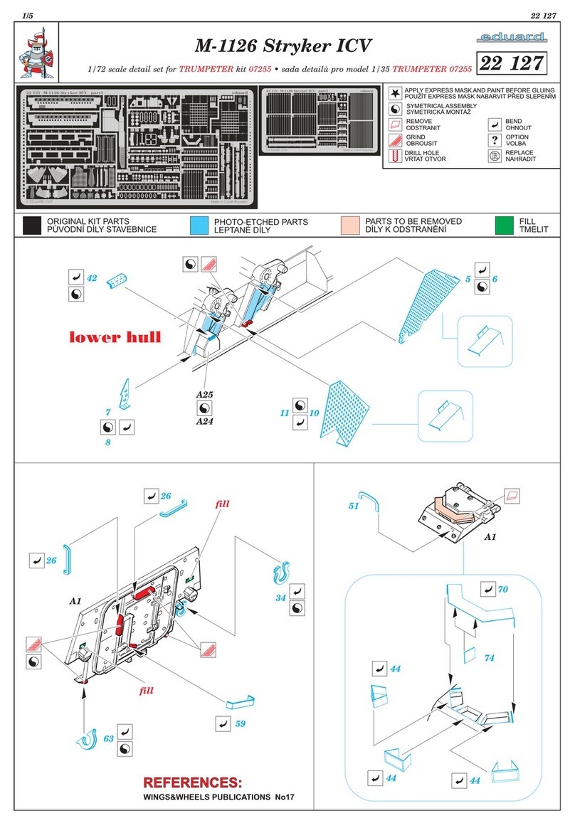 Eduard M-1126 Stryker ICV manual