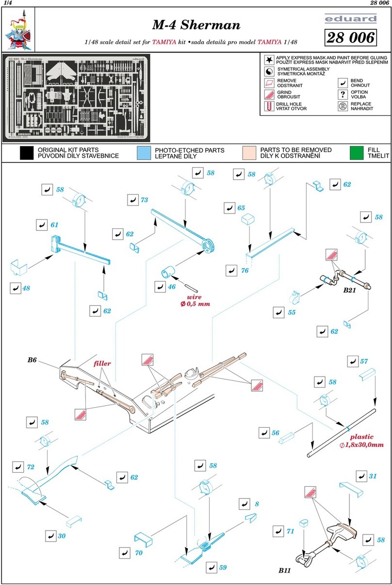 Eduard M-4 Sherman manual