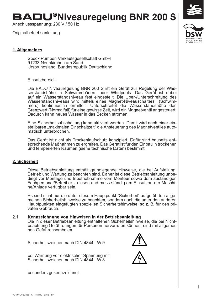 BADU BNR 200 S Original operating manual