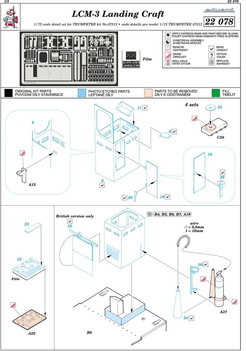 Eduard LCM-3 Landing Craft User manual