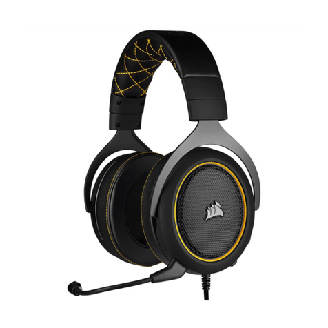 Corsair HS60 PRO SURROUND quick start guide
