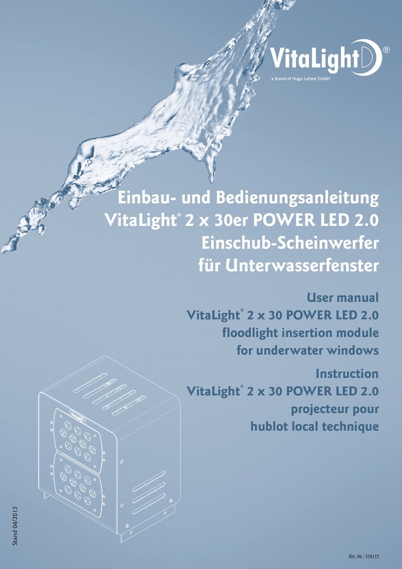Hugo Lahme VitaLight 2 x 30 POWER LED 2.0 user manual