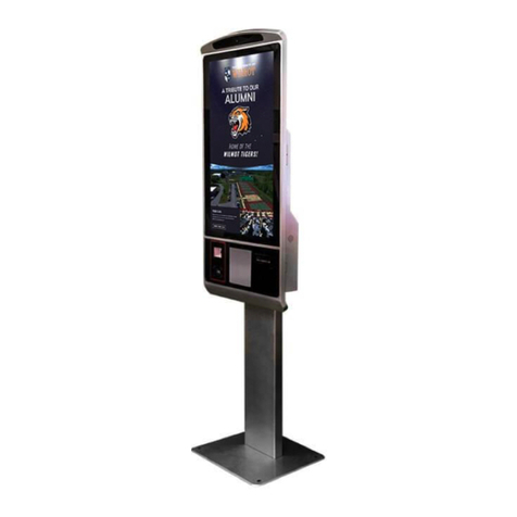 Advanced Kiosks Multipurpose Kiosk Parts list manual