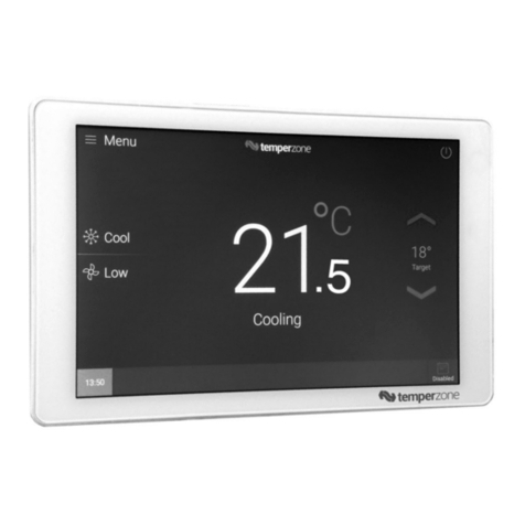 TemperZone CLIMATE TOUCH CTC-1 Installation & operation