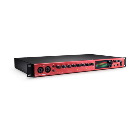 Focusrite Clarett 8 Pre user guide