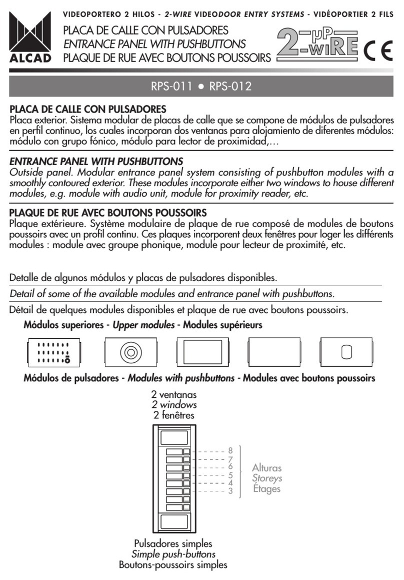 Alcad RPS-011 User manual