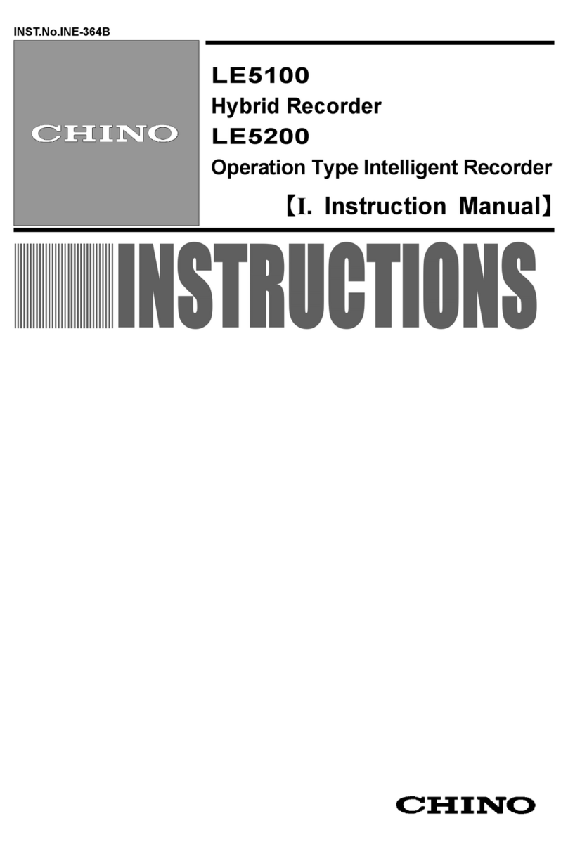Chino LE5100 instruction manual