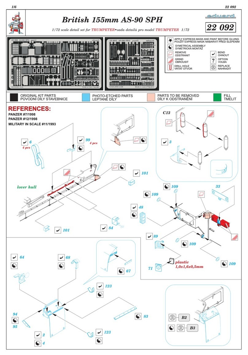 Eduard British 155mm AS-90 SPH manual