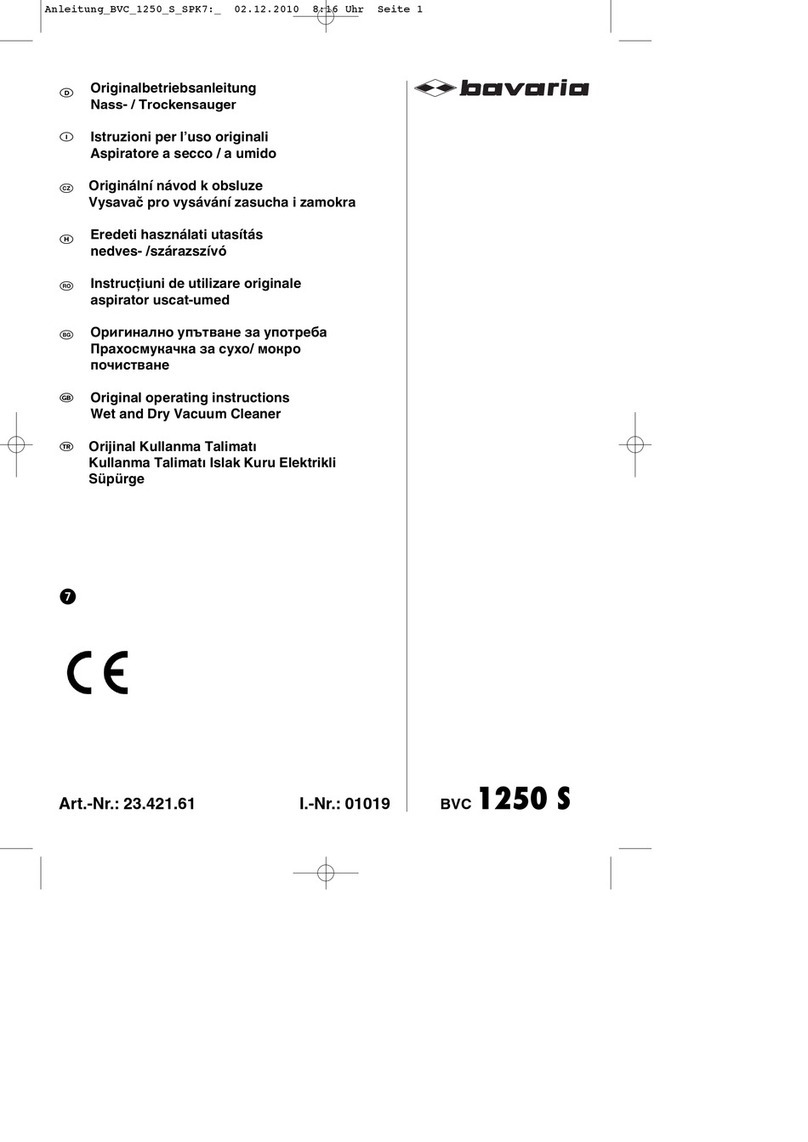 Bavaria BVC 1250 S Original operating instructions