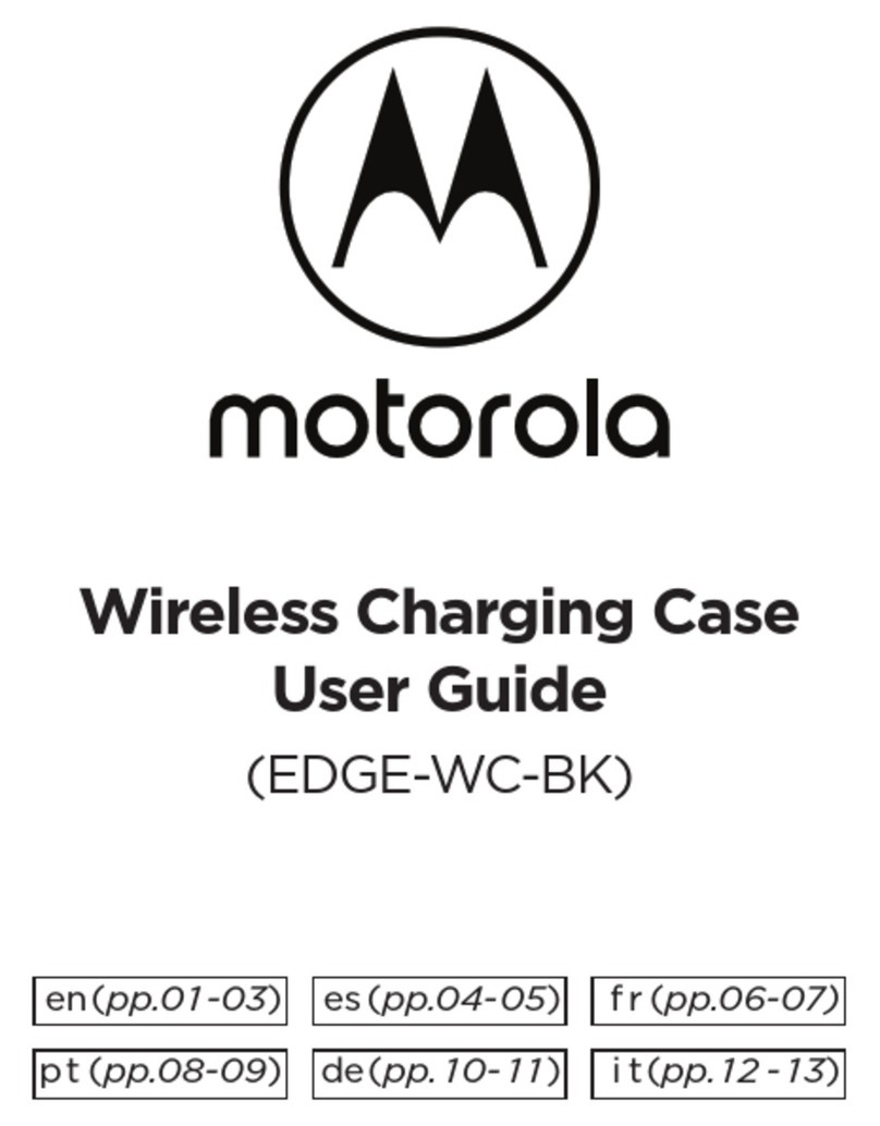 Motorola EDGE-WC-BK User manual