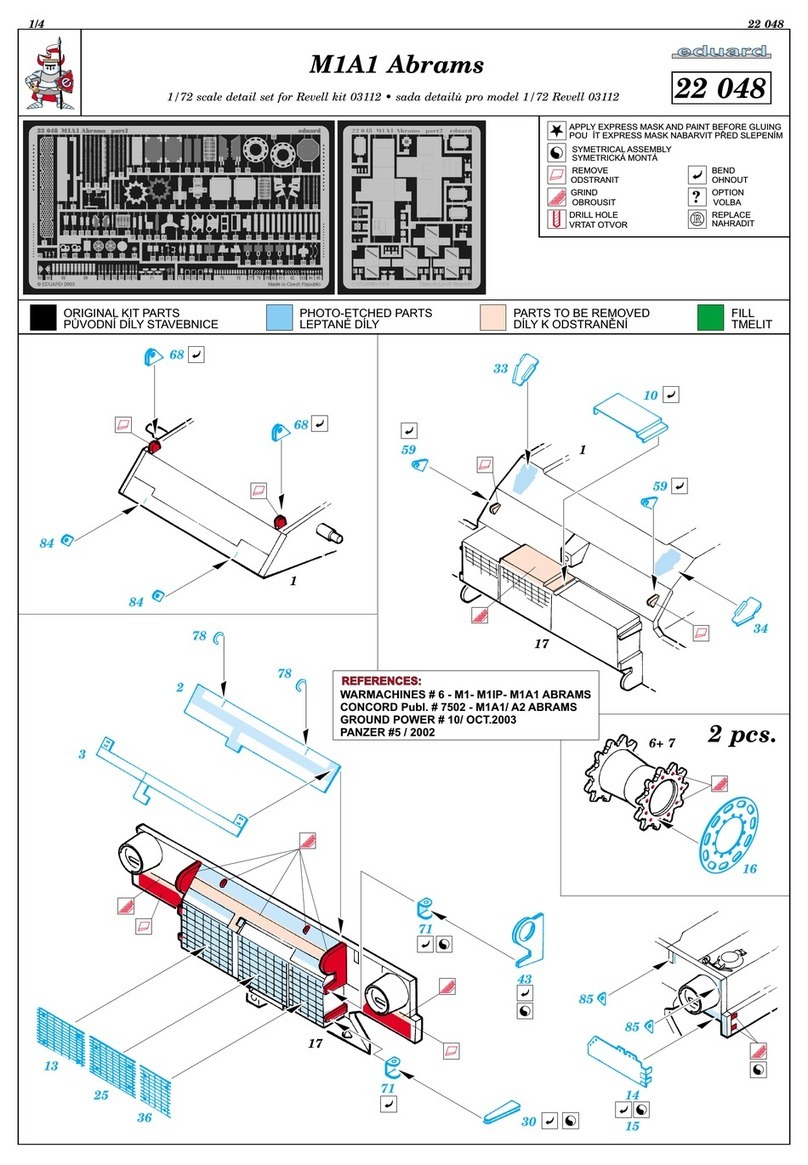 Eduard M1A1 Abrams manual