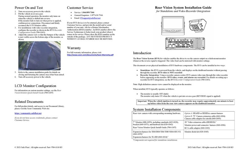 Safe Fleet 700-1110 R5 User manual