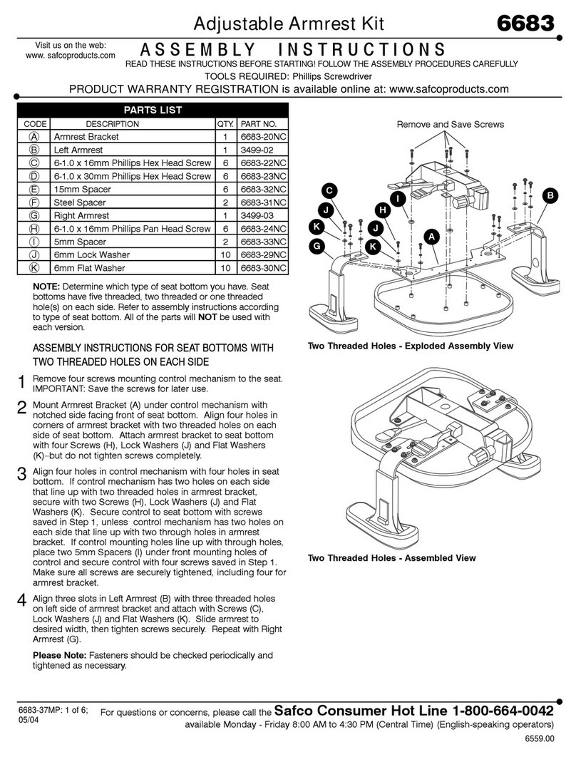 Safco 6683 User manual Safco 6683 User manual
