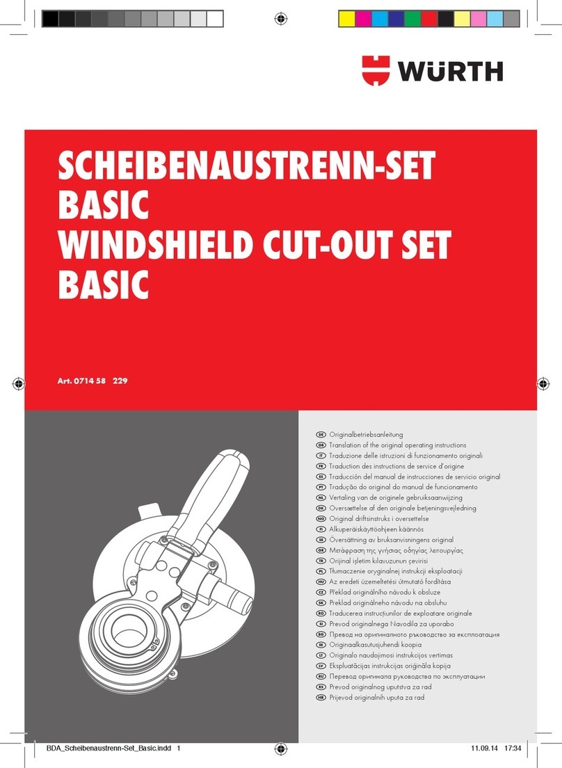 Würth 0714 58 229 Original operating instructions
