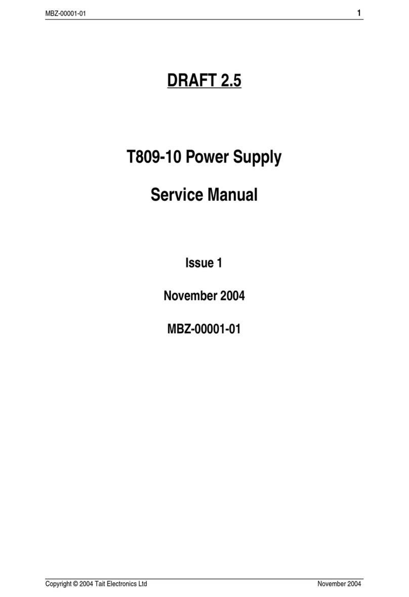Tait T809-10 Service manual