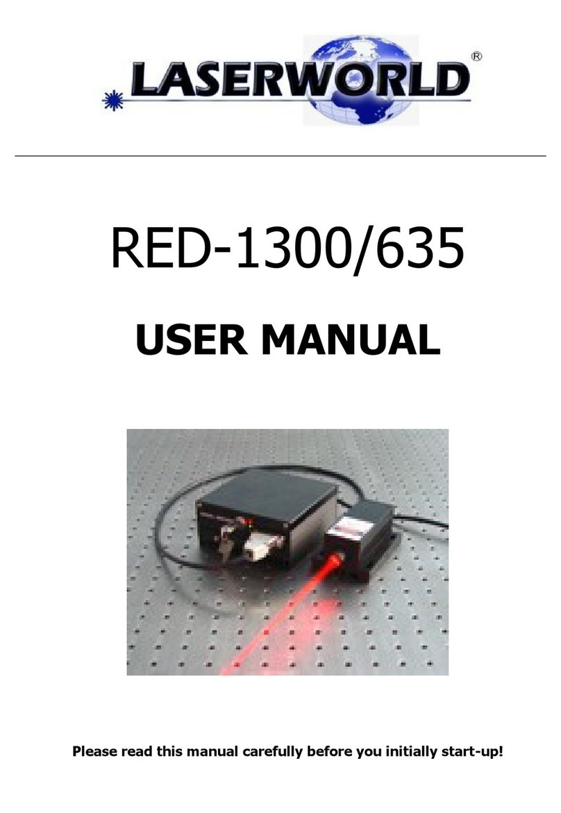 Laserworld RED-1300/635 User manual