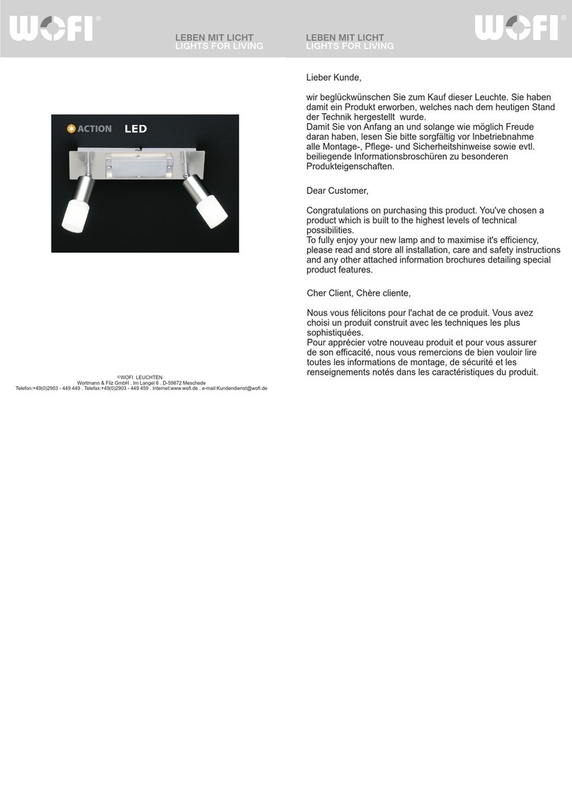 wofi 738803 Series installation instructions