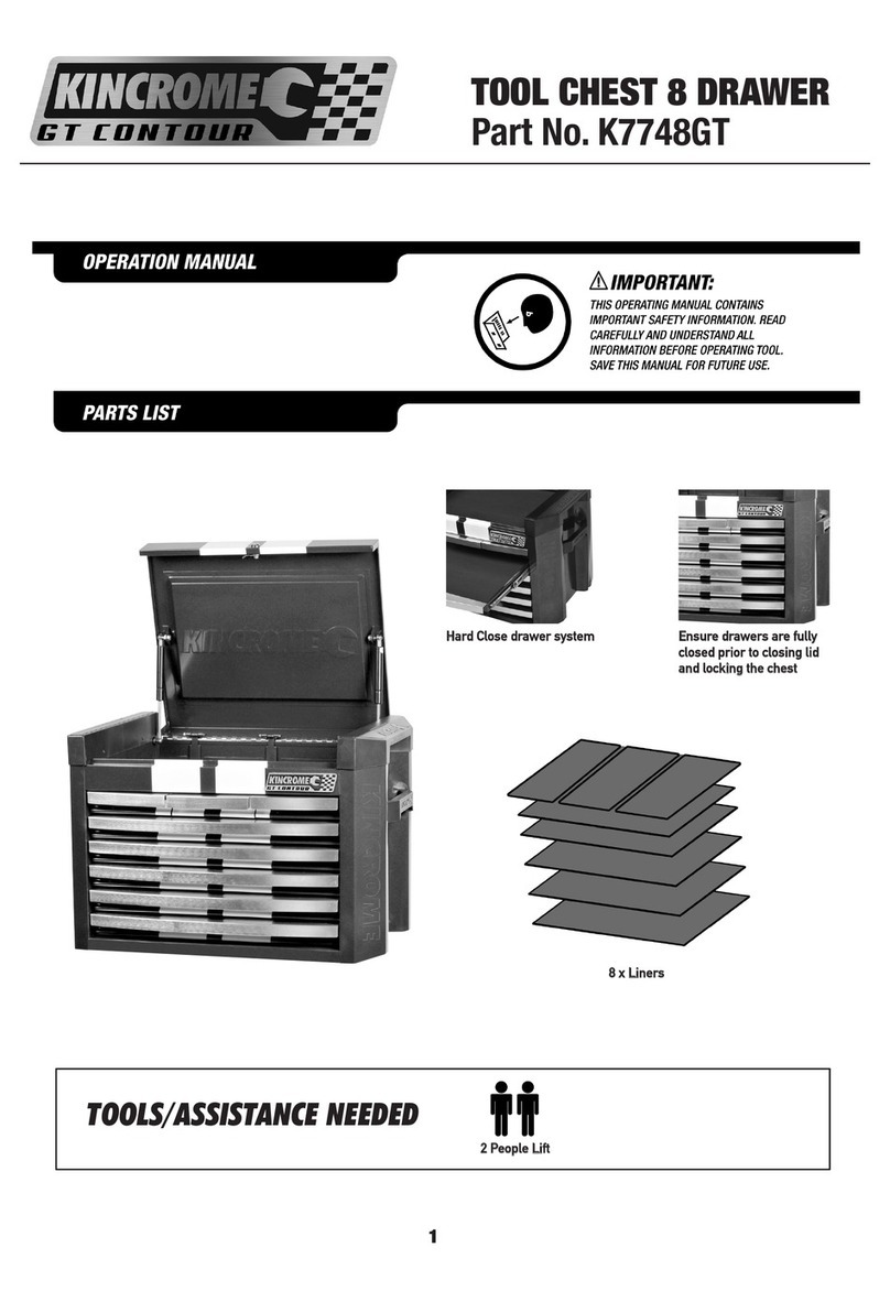 kincrome K7748GT User manual