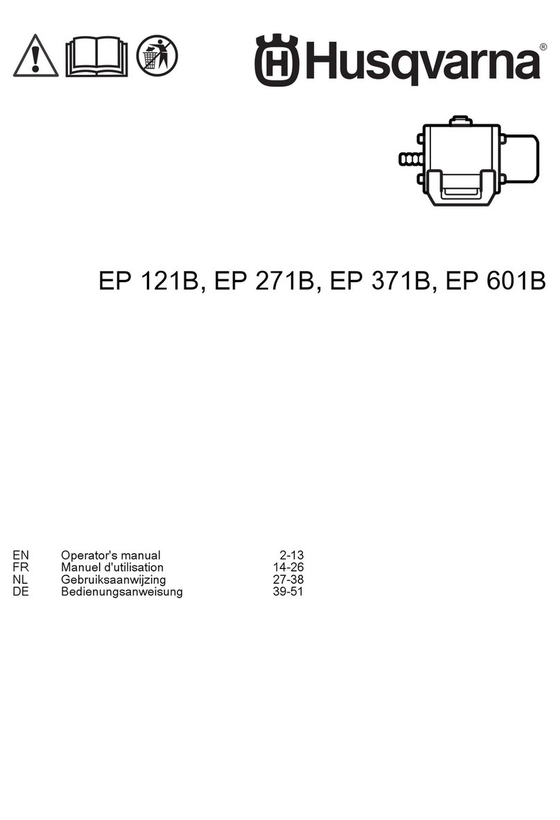 Husqvarna EP 121B Operator's manual