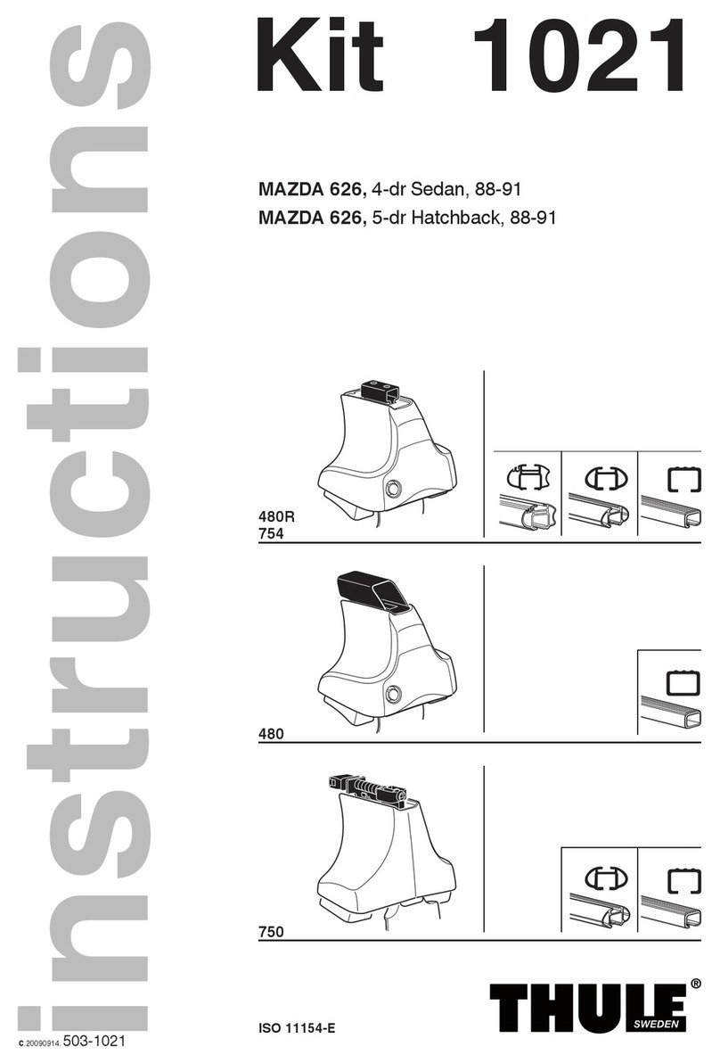 Thule 1021 User manual