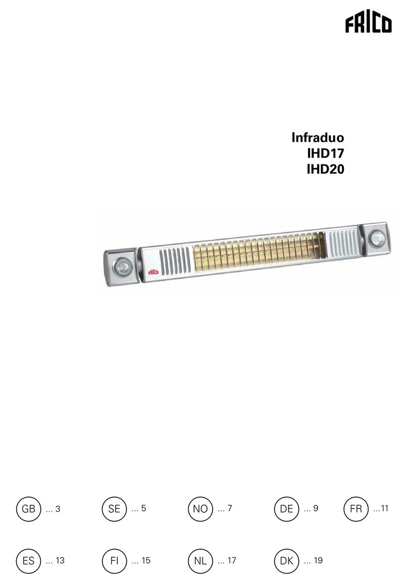 Frico Infraduo IHD17 User manual