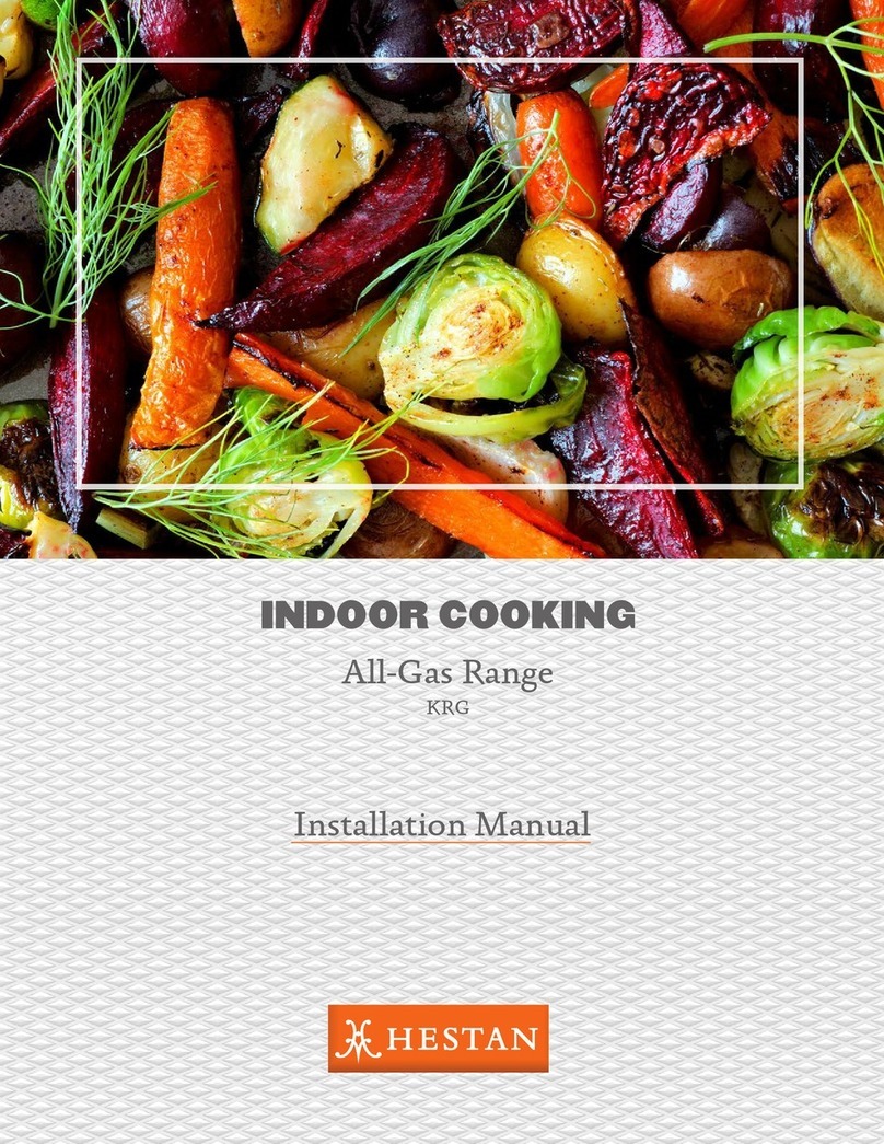 hestan KRG Series installation manual