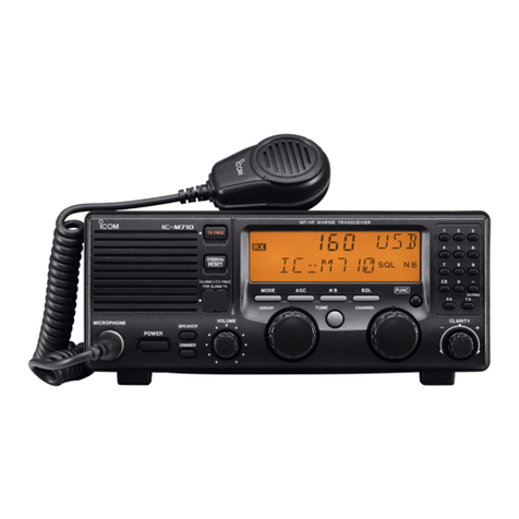 Icom iM710 User manual