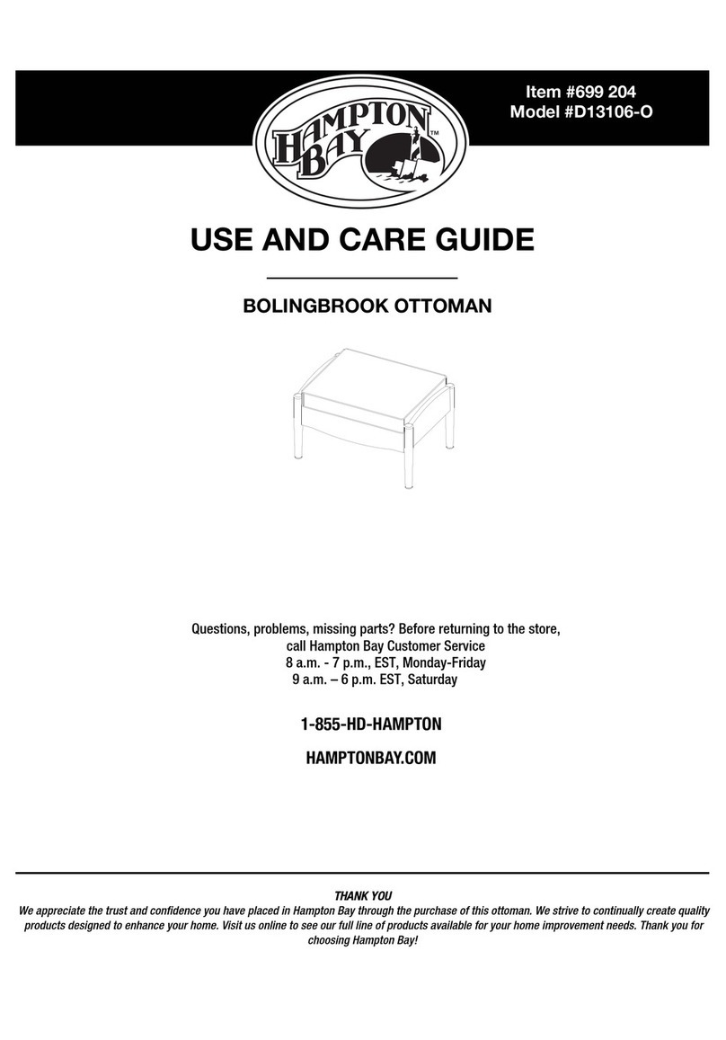HAMPTON BAY D13106-O User manual