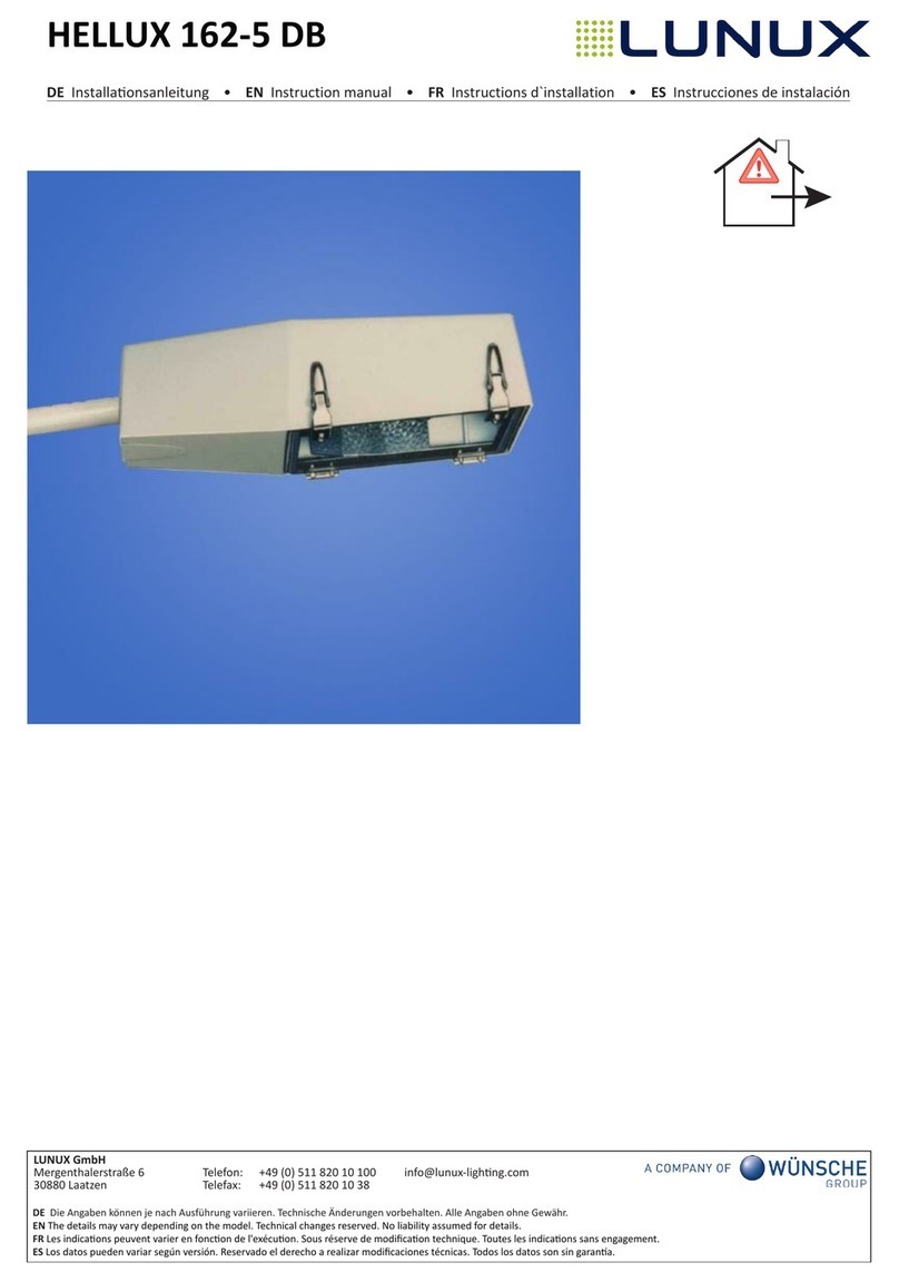 Lunux HELLUX 162-5 DB User manual