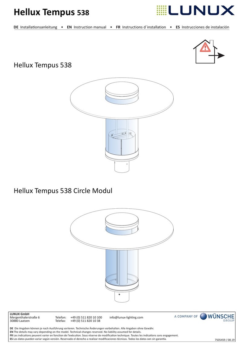 Lunux Hellux Tempus 538 User manual