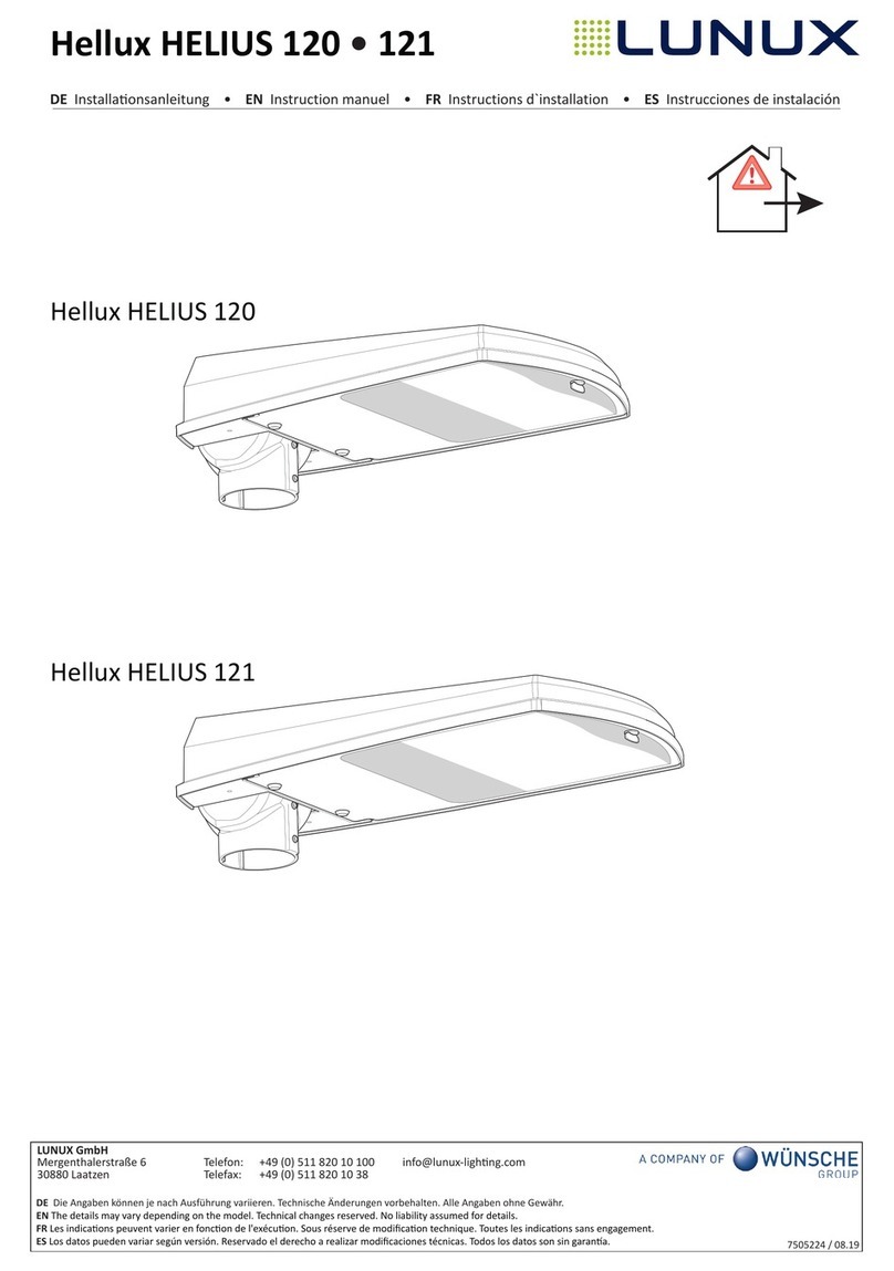 Lunux Hellux HELIUS 120 instruction manual
