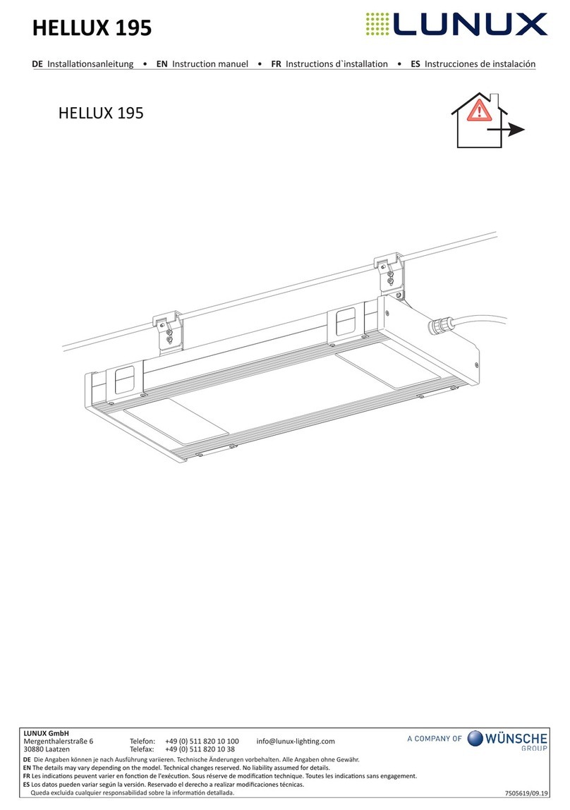 Lunux HELLUX 195 User manual