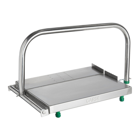 Garde 181CHEESBLK User manual