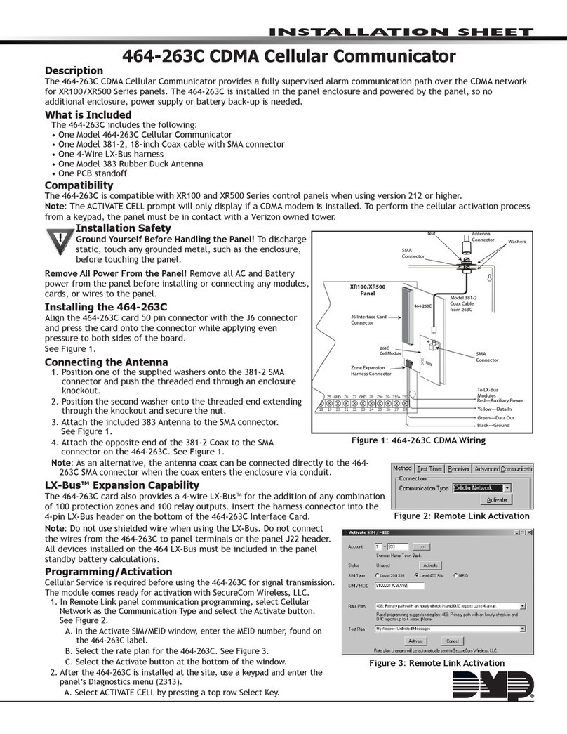 DMP Electronics 464-263C Assembly instructions