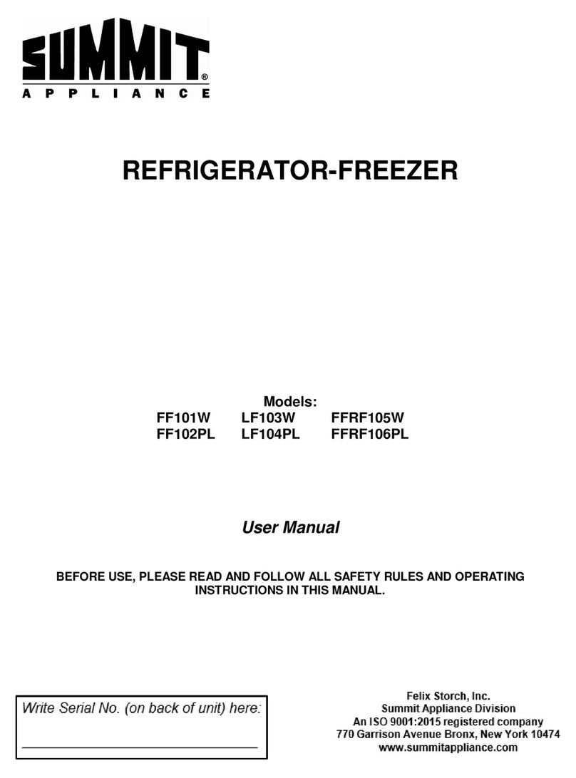 Summit FF101W user manual