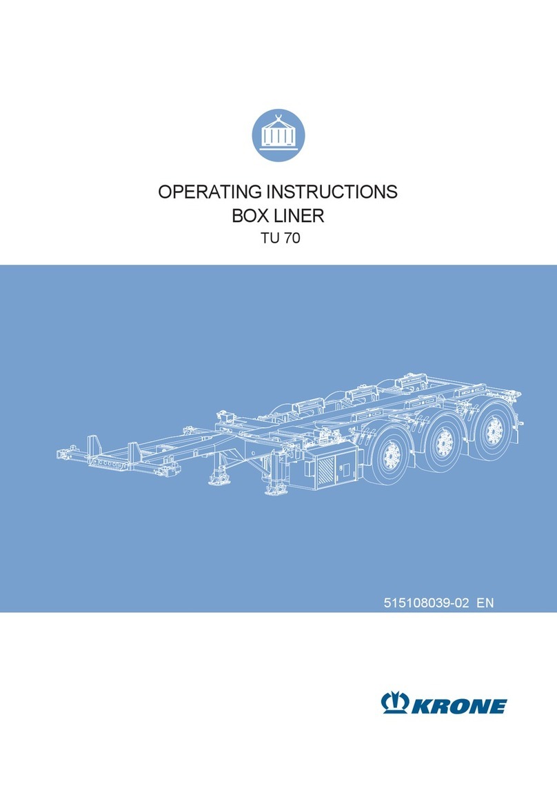 Krone BOX LINER TU 70 operating instructions