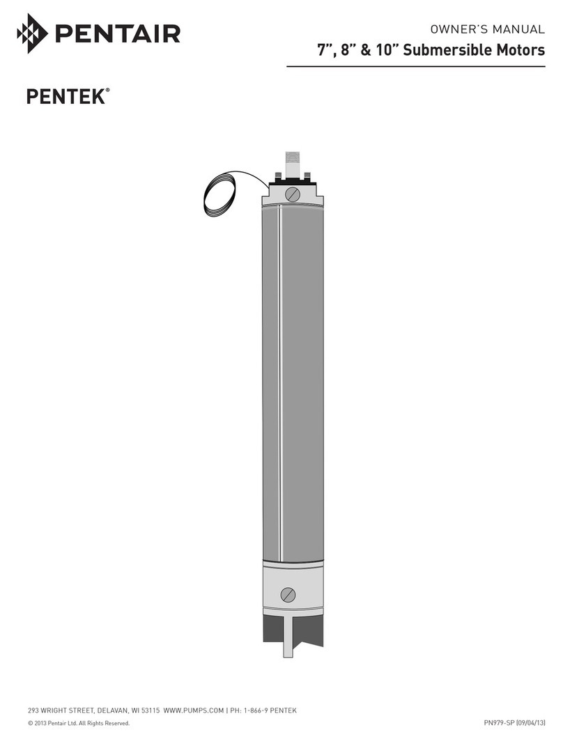 Pentair PENTEK 76PM2-50-4 owner's manual