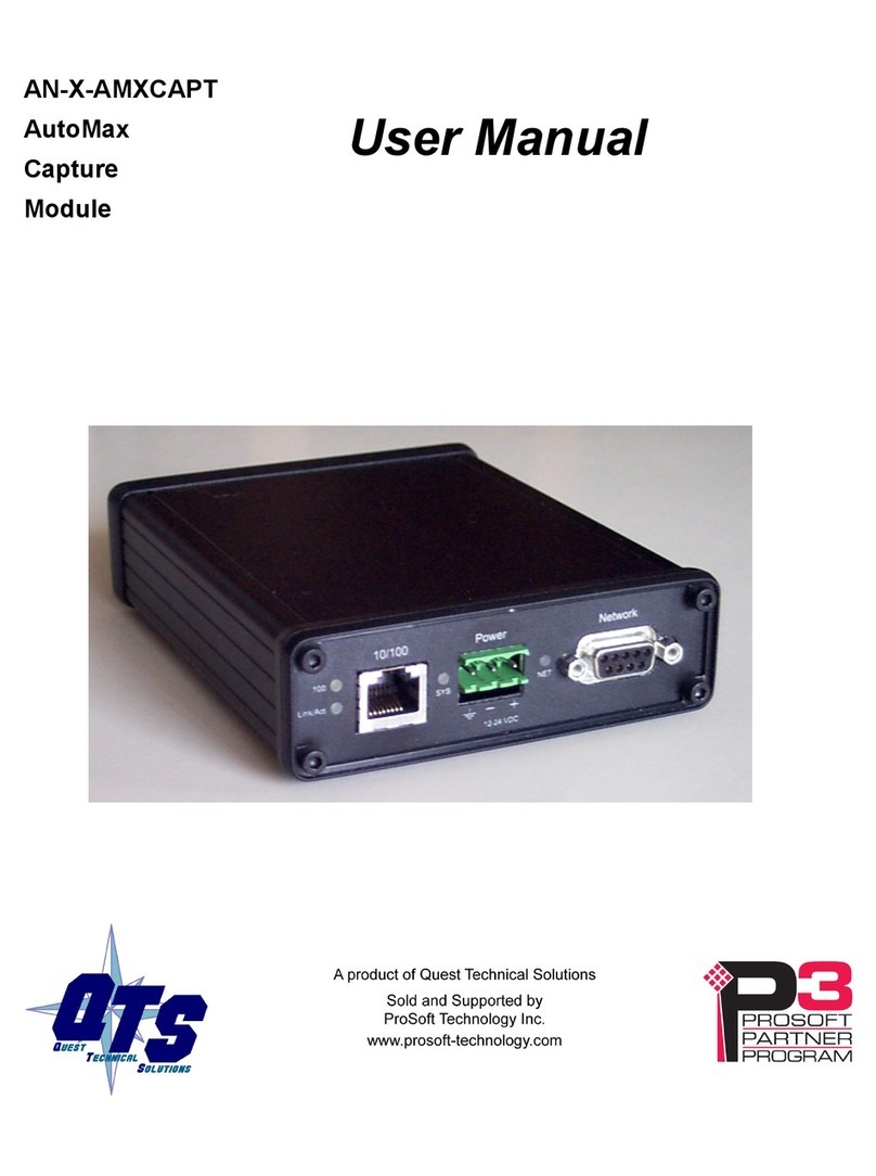 QTS P3 AN-X-AMXCAPT User manual