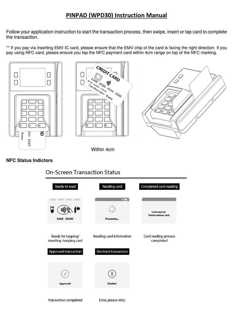 BBPOS WPD30 instruction manual