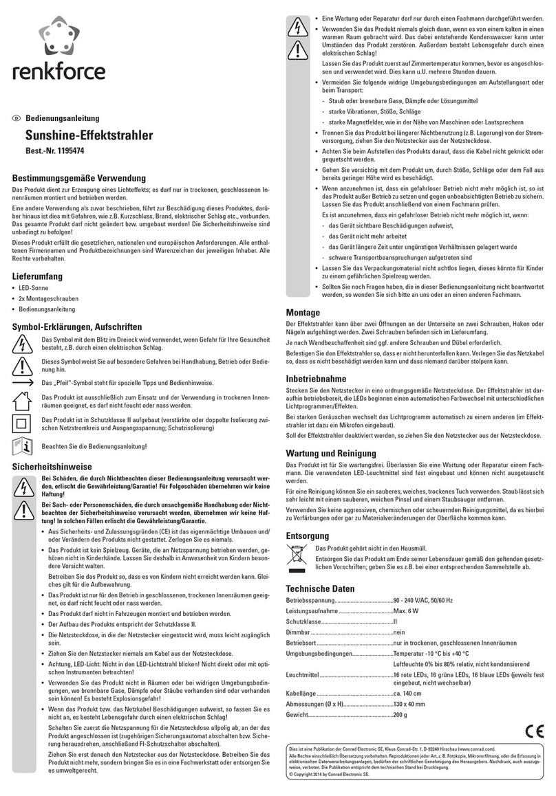 Renkforce LS1301 User manual