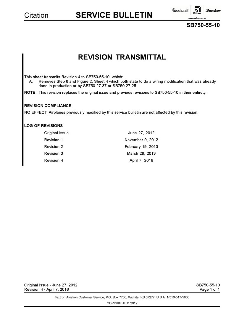 Textron SB750-55-10 Reference manual