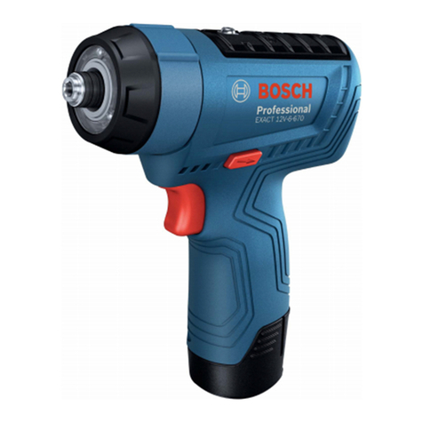 Bosch EXACT 12V-6-670 User manual