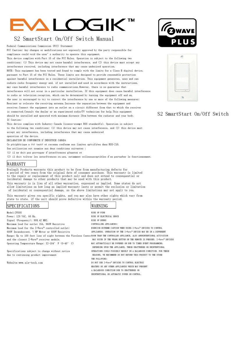 EVA Logik ZW30S User manual
