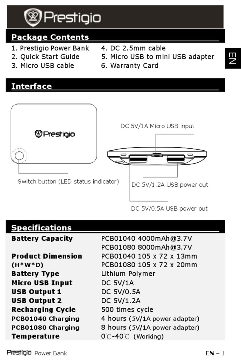 Prestigio PCB01040 User manual