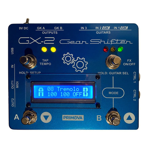Primova GX-2 Reference manual