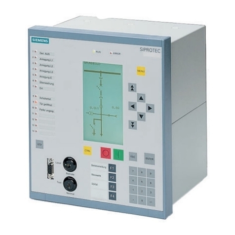 Siemens SIPROTEC 6MD665 User manual